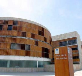 Fotografía del edificio BIC perteneciente al Parque Tecnológico de la Salud de Granada